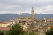 Panoramica con la Iglesia de Aguaviva