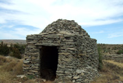 Caseta de pastor de piedra